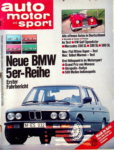 Deckblatt Auto Motor und Sport (12/1981)